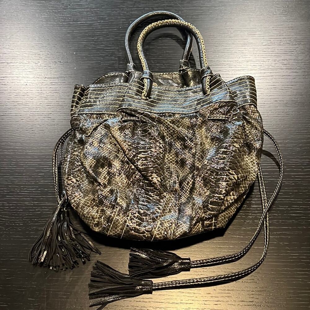 Nwot Red By Marc Ecko Python Shoulder Bag - image 1